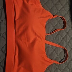 lululemon athletica Orange Lightweight Stretch Sports Bra